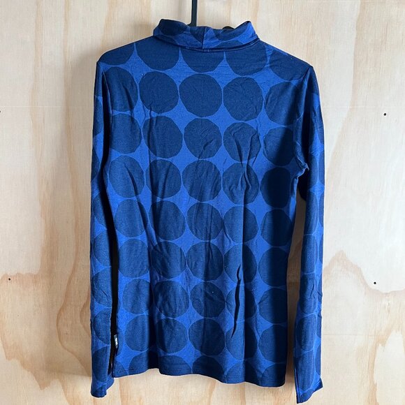 Marimekko X Uniqlo Turtleneck Shirt Size Small Kivet Print - Picture 2 of 5